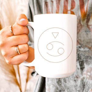 Cancer Zodiac Symbol Mug
