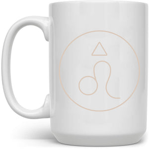 Leo Zodiac Symbol Mug