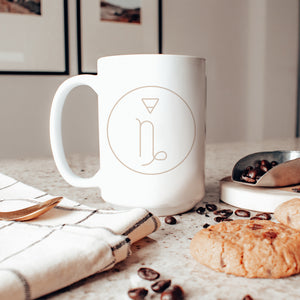 Capricorn Zodiac Symbol Mug