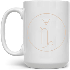 Capricorn Zodiac Symbol Mug