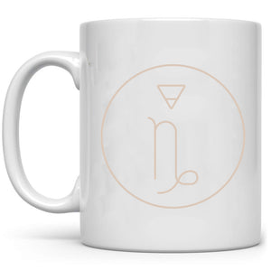 Capricorn Zodiac Symbol Mug