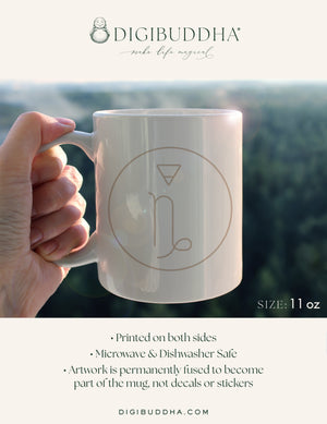 Capricorn Zodiac Symbol Mug