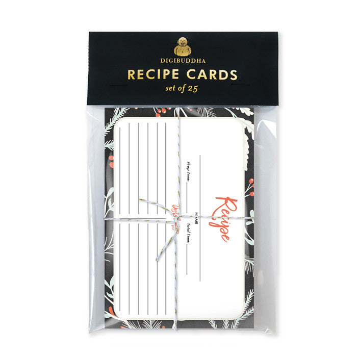 Holiday Recipe Cards |  Dorothy Chalk