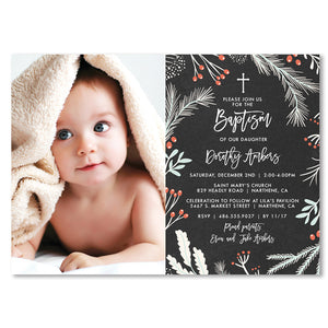 Baptism Photo Card