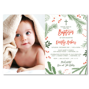 Baptism Holiday Card