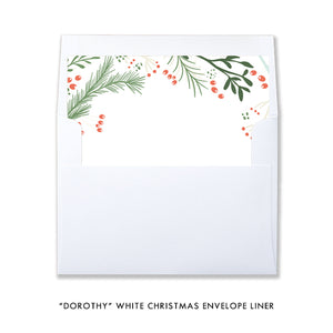 Christmas Envelope Liner
