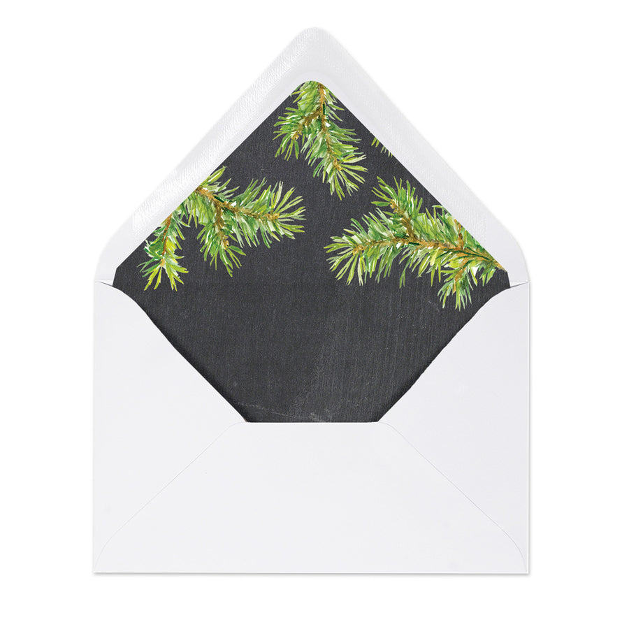 Festive Chalk Envelope Liners | Drake
