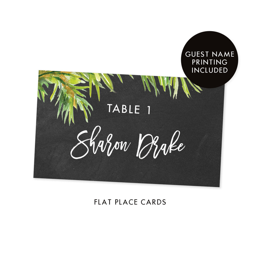 Chalkboard Holiday Place Cards | Drake
