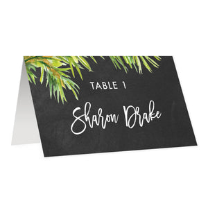 Chalkboard Holiday Place Cards | Drake