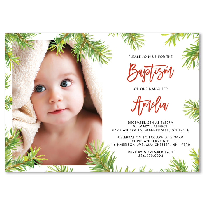 Baptism Holiday Card