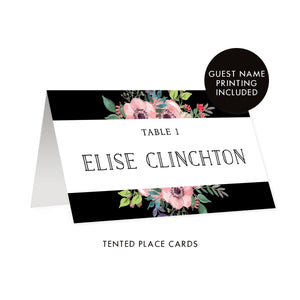 Garden Floral Place Cards | Elise