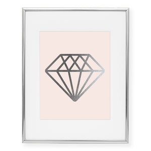Diamond Foil Art Print