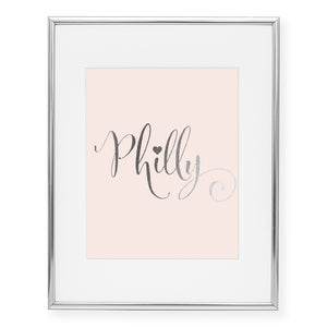 Philly Foil Art Print