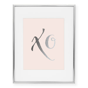 xo Foil Art Print