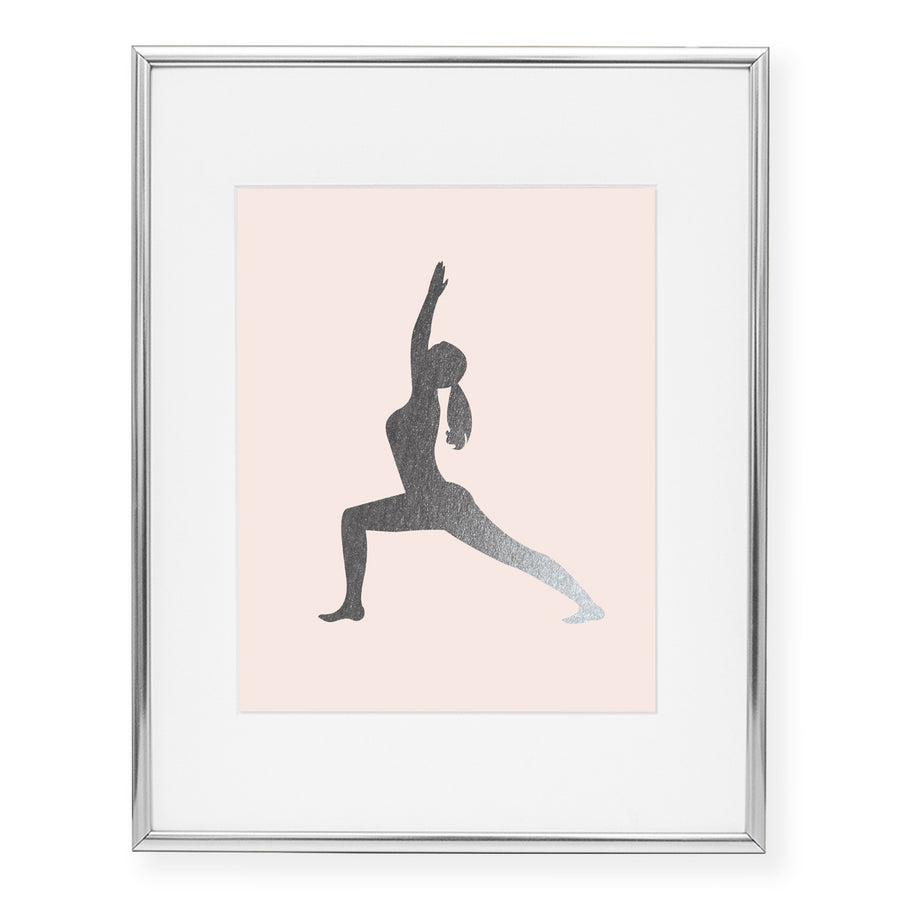 Yoga Foil Art Print