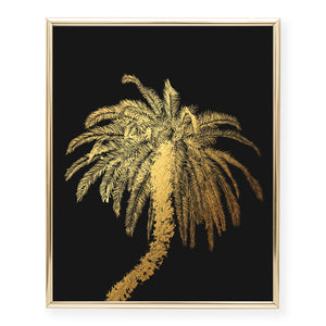Palm Tree Foil Art Print