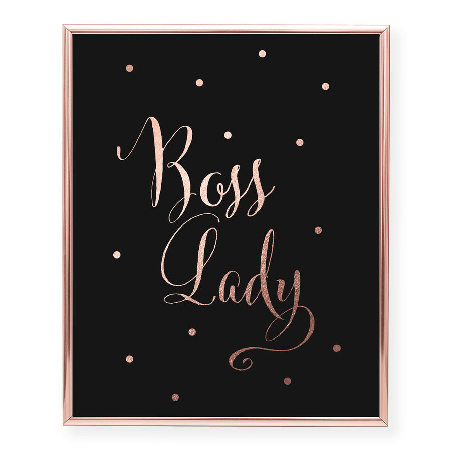 Boss Lady Foil Art Print