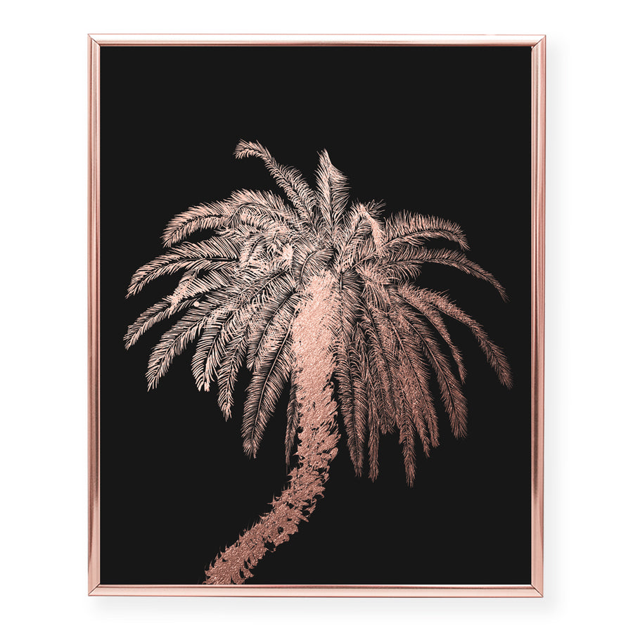 Palm Tree Foil Art Print