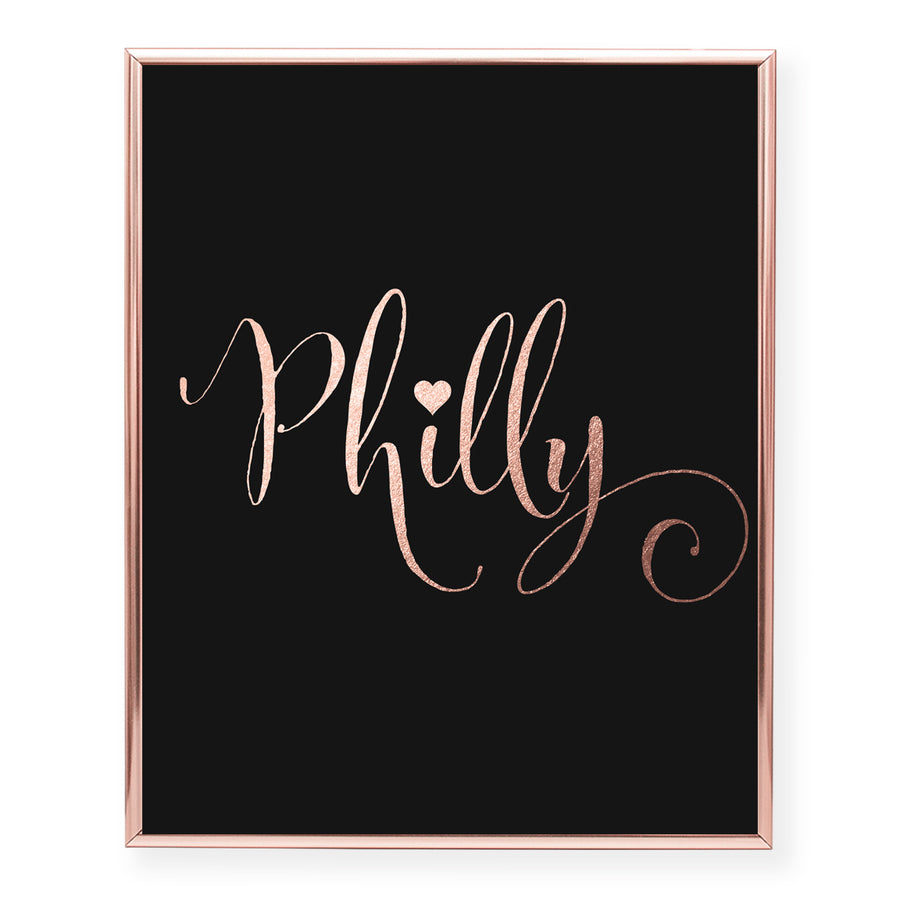 Philly Foil Art Print