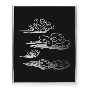 Clouds Foil Art Print