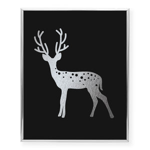 Deer Foil Art Print