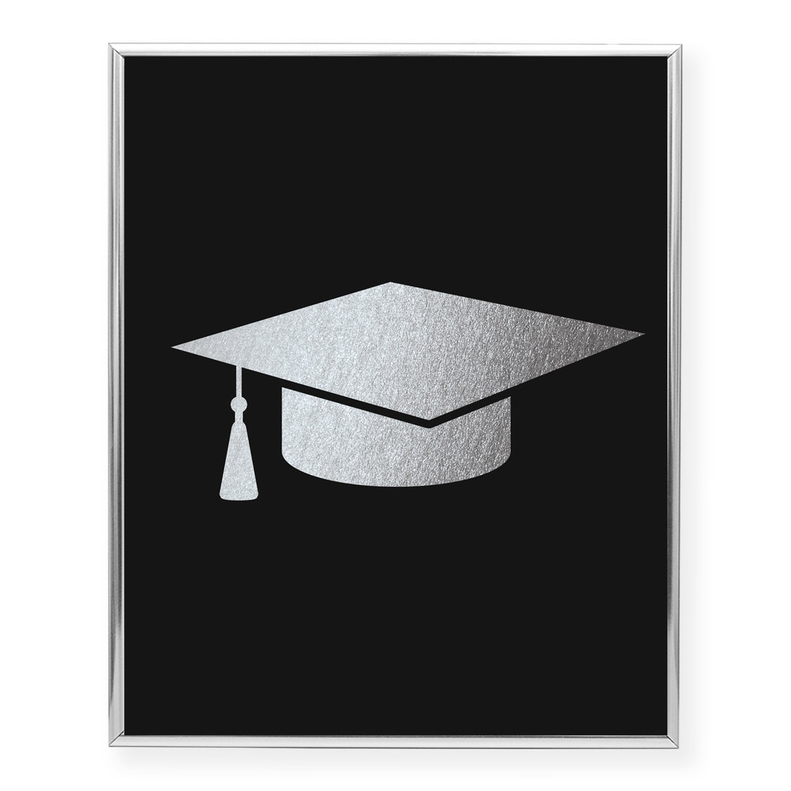 Graduation Cap Foil Pressed Art Print Poster Graduation Grad Signage ...