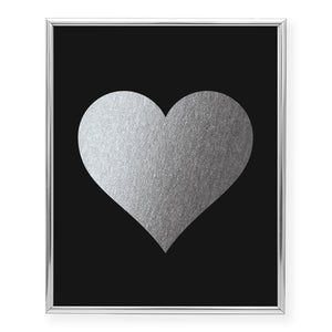 Heart Foil Art Print