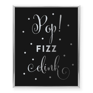 Pop Fizz Clink Foil Art Print