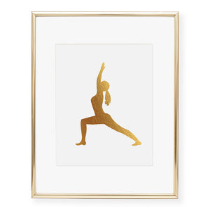 Yoga Namaste Foil Art Print