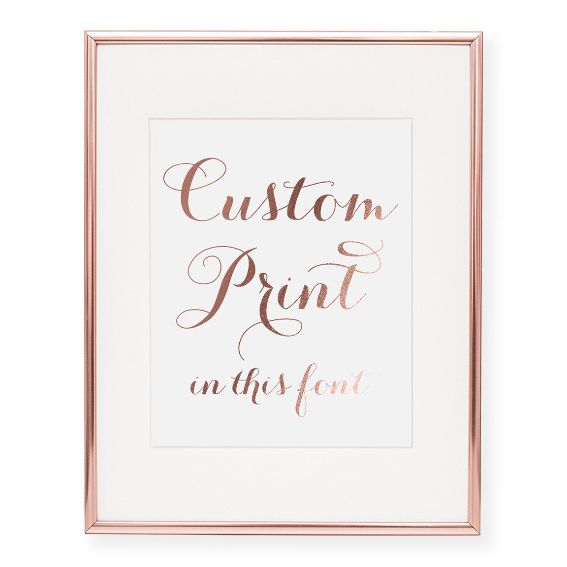 Custom Gold Foil Art Print | Personalized Poster Real Foil Luxe Decor ...