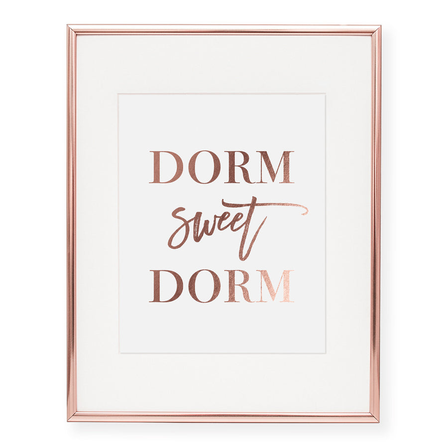 Dorm Sweet Dorm Foil Art Print