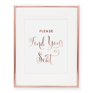 Find Your Seat Foil Art Print