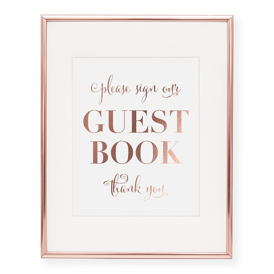 Guest Book Foil Art Print, style 2