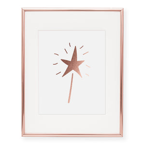 Magic Wand Foil Art Print