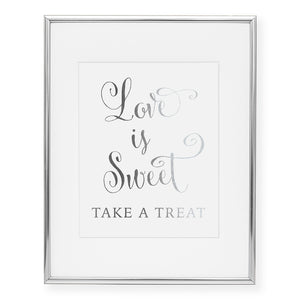 Love Is Sweet Foil Art Print
