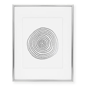 Circle of Dots Foil Art Print