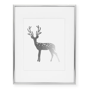 Deer Foil Art Print