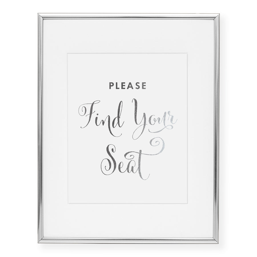 Find Your Seat Foil Art Print