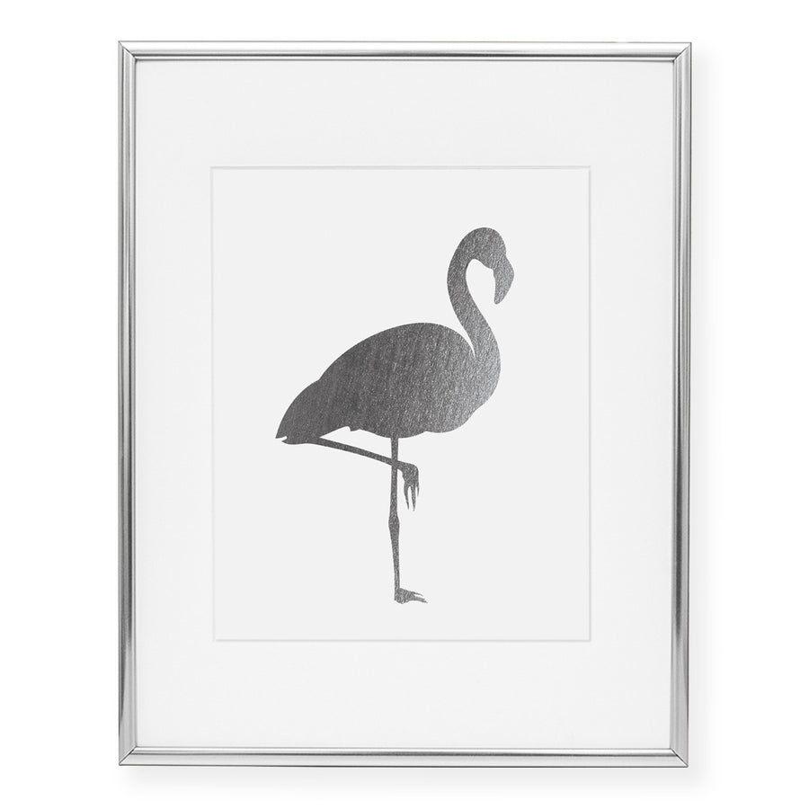 Flamingo Foil Art Print