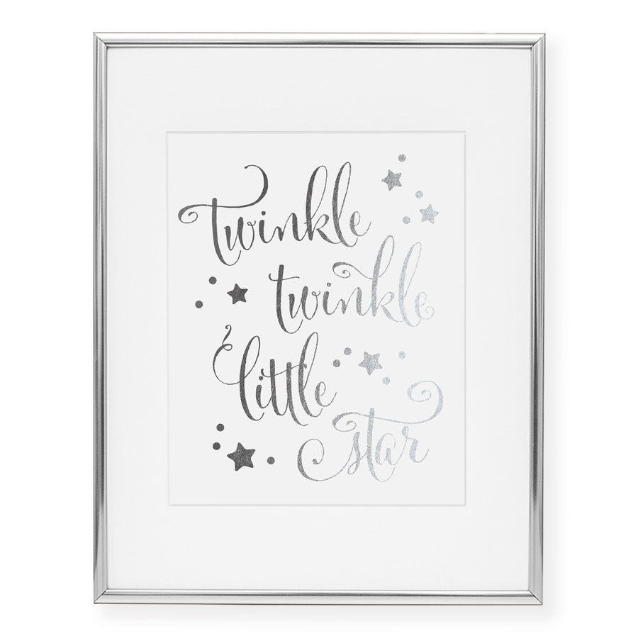 Twinkle Twinkle Little Star Foil Art Print