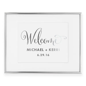 Welcome Foil Art Print, style 1