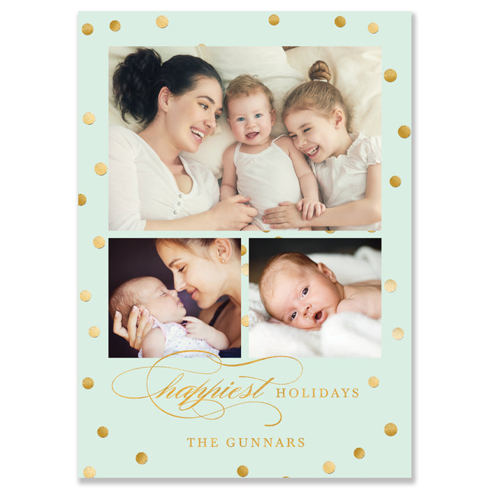 Modern Christmas Photo Card   