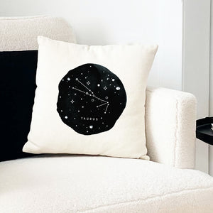 Taurus Zodiac Sign Constellation Pillow