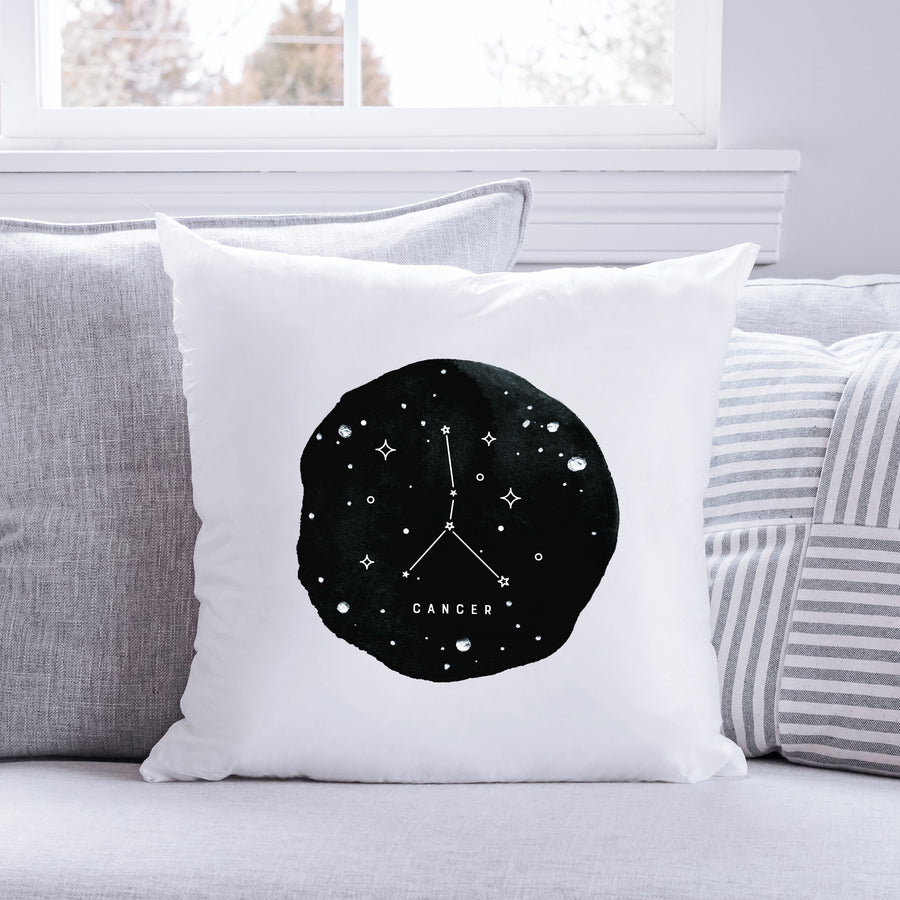 Cancer Zodiac Sign Constellation Pillow