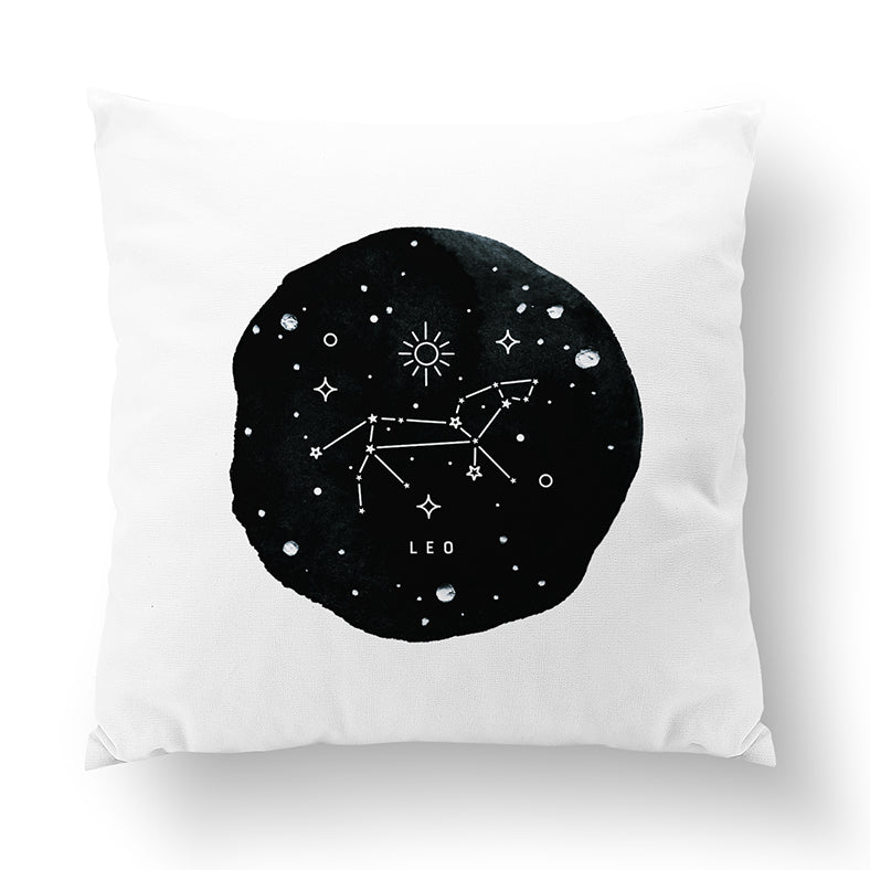 Leo Zodiac Sign Constellation Pillow
