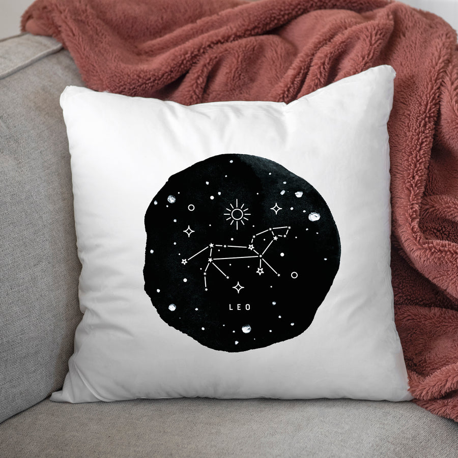 Leo Zodiac Sign Constellation Pillow