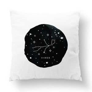 Virgo Zodiac Sign Constellation Pillow