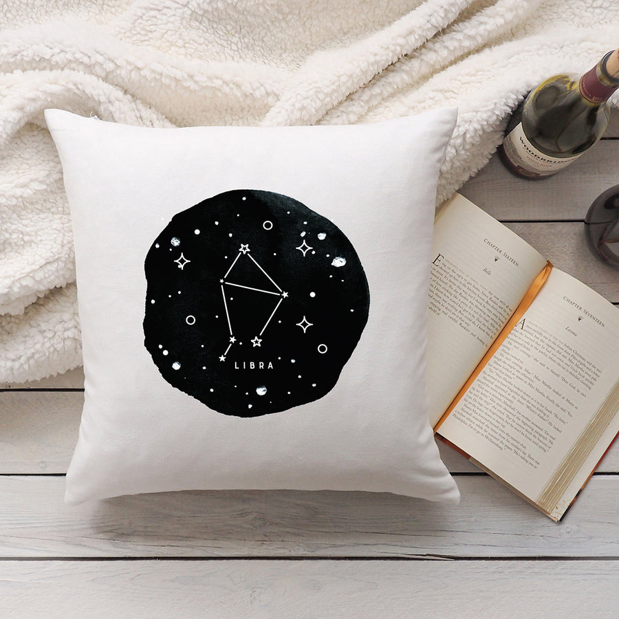 Libra Zodiac Sign Constellation Pillow