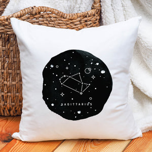 Sagittarius Zodiac Sign Constellation Pillow