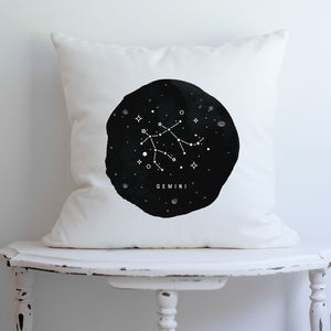Gemini Zodiac Sign Constellation Pillow
